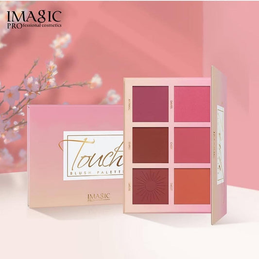 IMagic PROfessional 6 Colour Touch Blush Palette