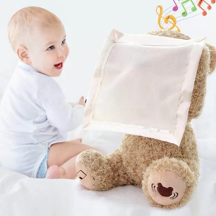 Peek A Boo Teddy Bear - Animated with Voice