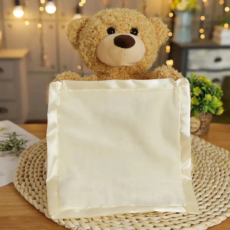 Peek A Boo Teddy Bear - Animated with Voice