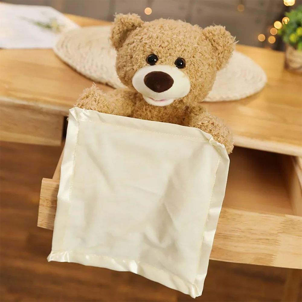 Peek A Boo Teddy Bear - Animated with Voice