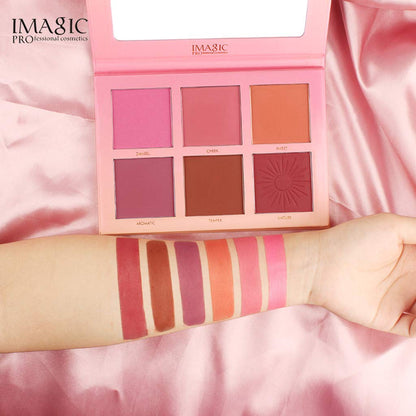 IMagic PROfessional 6 Colour Touch Blush Palette