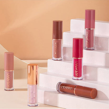 12-Shade Lipstick Set - Handaiyan™ Smudge Proof Velvet Matte Liquid Lipstick - Waterproof, Long-lasting, non-sticky formula