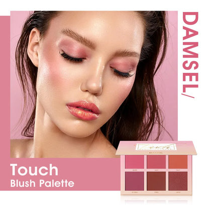 IMagic PROfessional 6 Colour Touch Blush Palette
