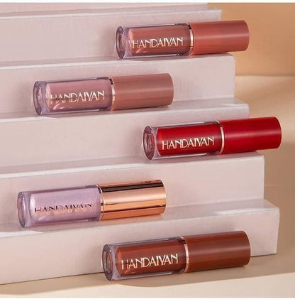 12-Shade Lipstick Set - Handaiyan™ Smudge Proof Velvet Matte Liquid Lipstick - Waterproof, Long-lasting, non-sticky formula