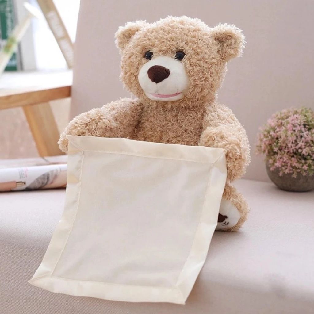 Peek A Boo Teddy Bear - Animated with Voice