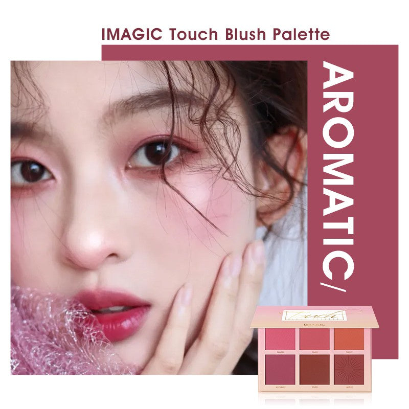 IMagic PROfessional 6 Colour Touch Blush Palette