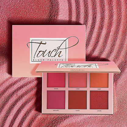 IMagic PROfessional 6 Colour Touch Blush Palette